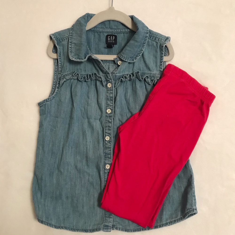 Girls Gap Jean Shirt